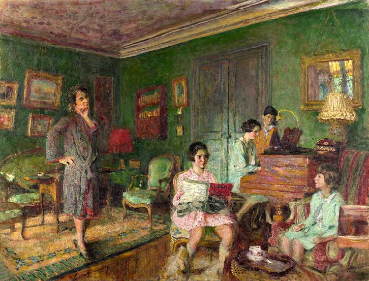 Edouard Vuillard Madame Andre Wormser and her Children oil painting image